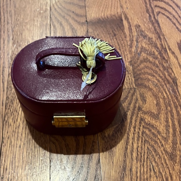Accessories - Elegant Burgundy Jewelry Case